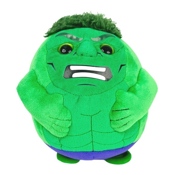 Hulk 2013 TY Beanie Babie Ballz Plush Marvel - Picture 1 of 9